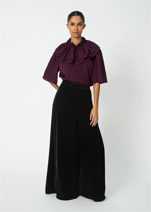 Frill bluse Beetroot Stella Nova 